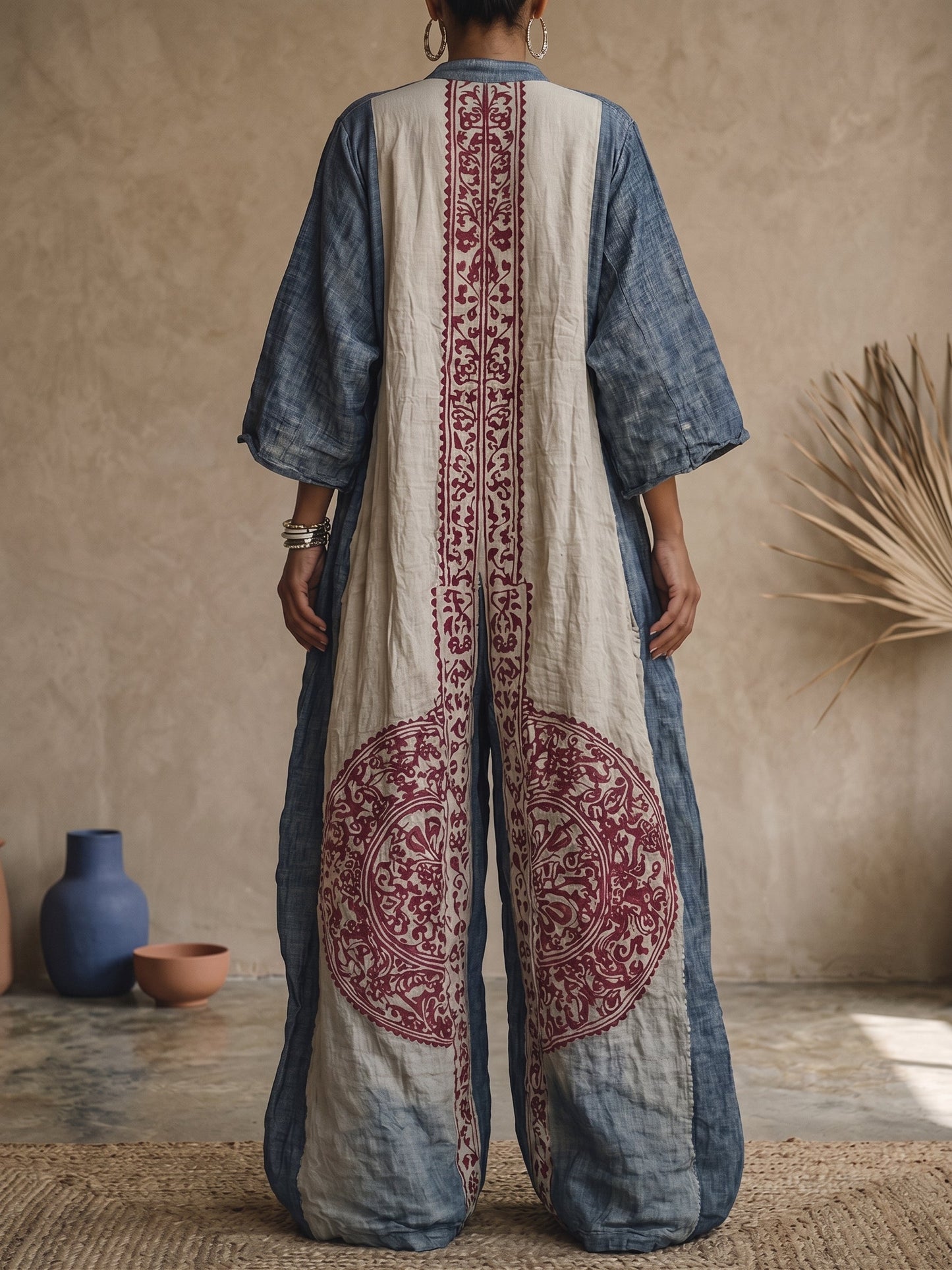 Alessia | Tuta Boho Stampata