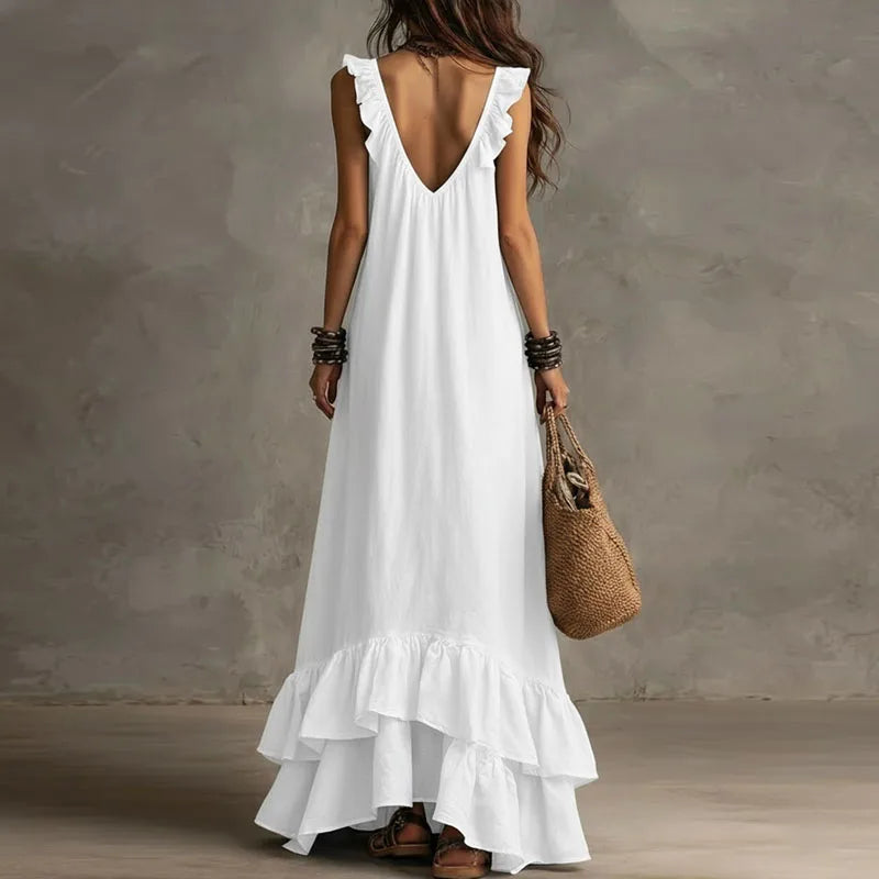 Fabiana | Abito Boho con Volant