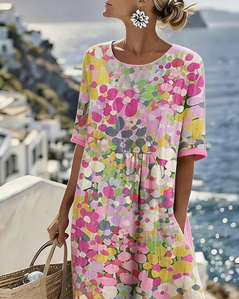 Magda | Elegante abito estivo a fiori