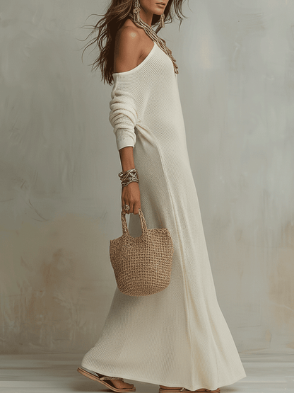 Violanda | Abito Maxi Monospalla Elegante