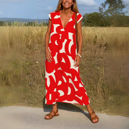 Tatiana™ | Abito Maxi con Dettagli Traforati