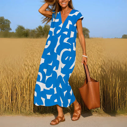 Tatiana™ | Abito Maxi con Dettagli Traforati