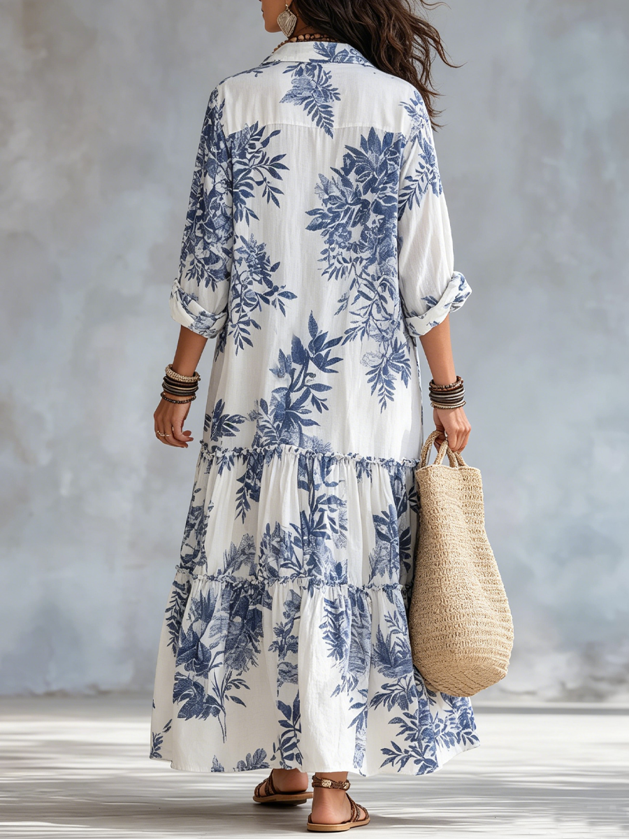 Fiamma | Abito maxi floreale