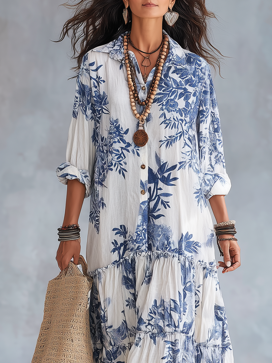 Fiamma | Abito maxi floreale