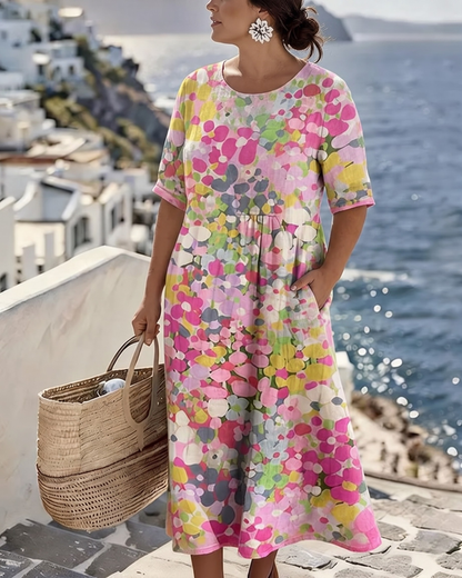 Magda | Elegante abito estivo a fiori