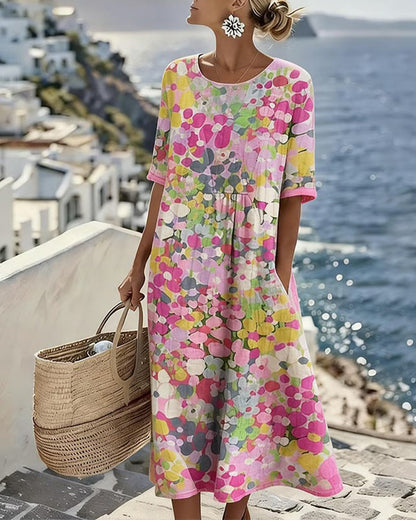 Magda | Elegante abito estivo a fiori
