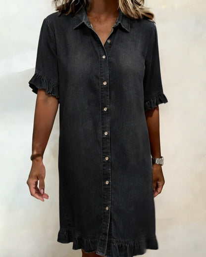 Floriana | Comodo abito in denim
