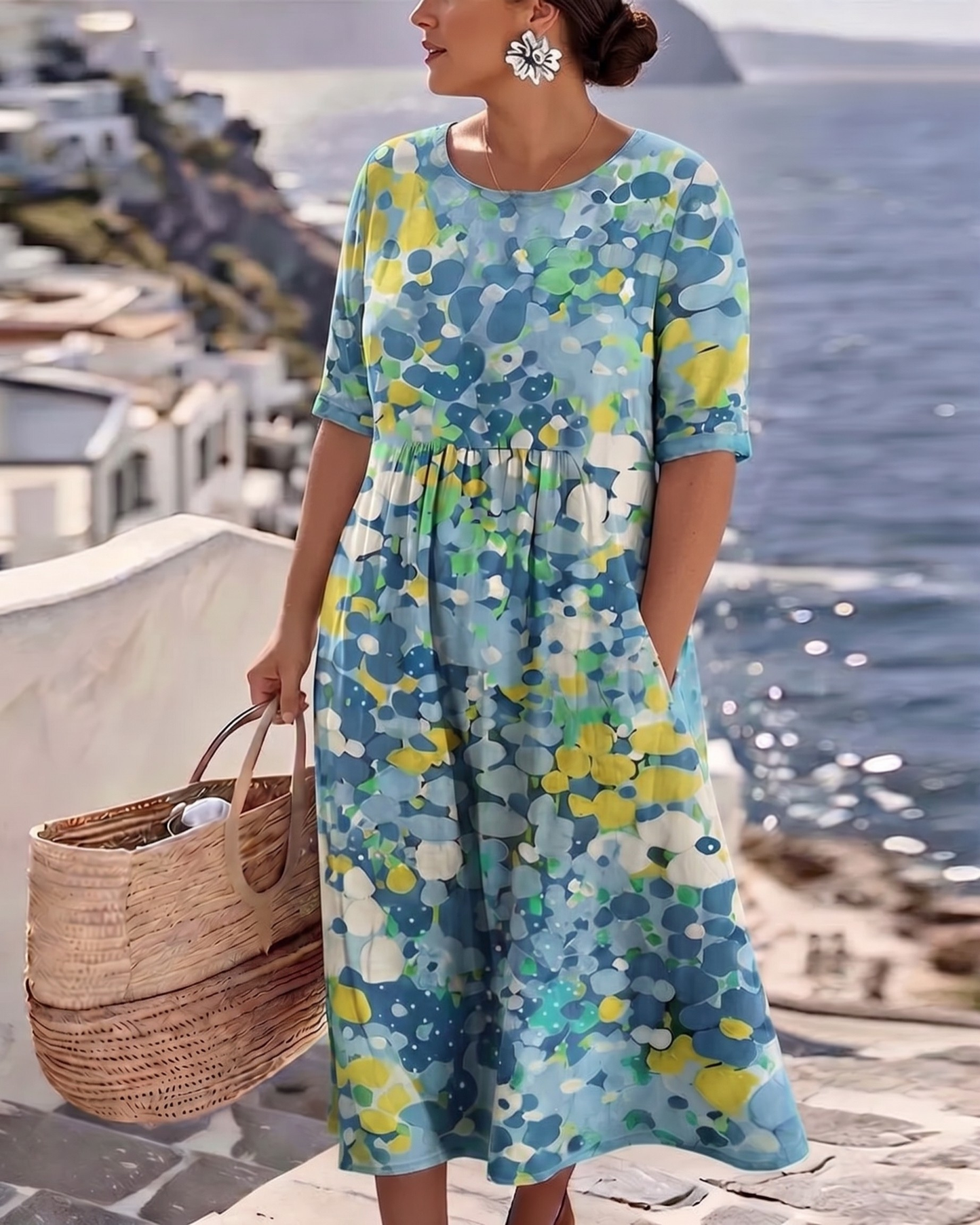 Magda | Elegante abito estivo a fiori