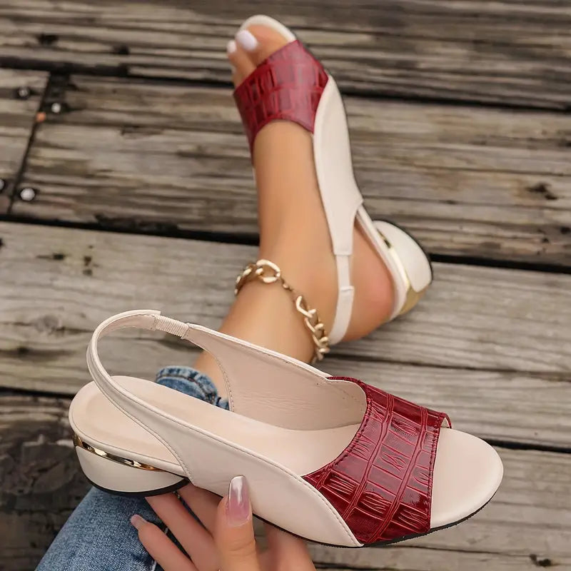 Melita | Sandali Eleganti con Tacco Comodo