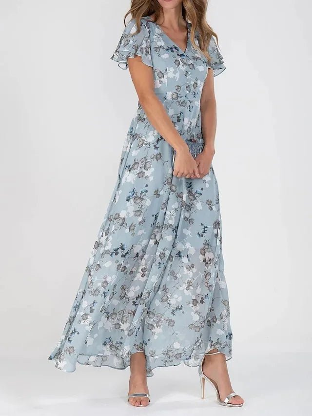 Charlie | Abito Lungo Floreale Elegante