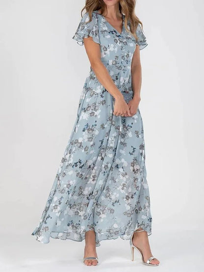 Charlie | Abito Lungo Floreale Elegante