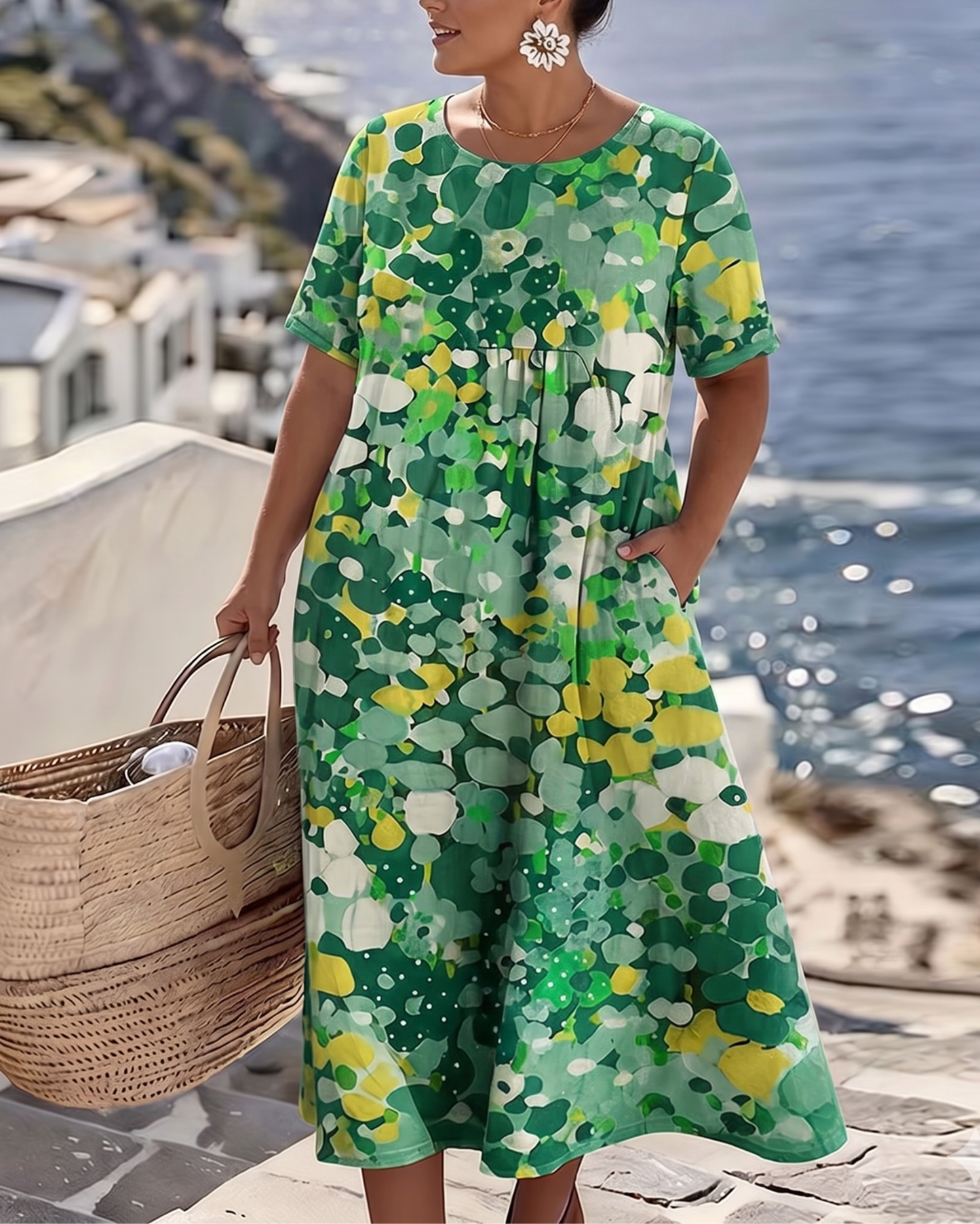 Magda | Elegante abito estivo a fiori