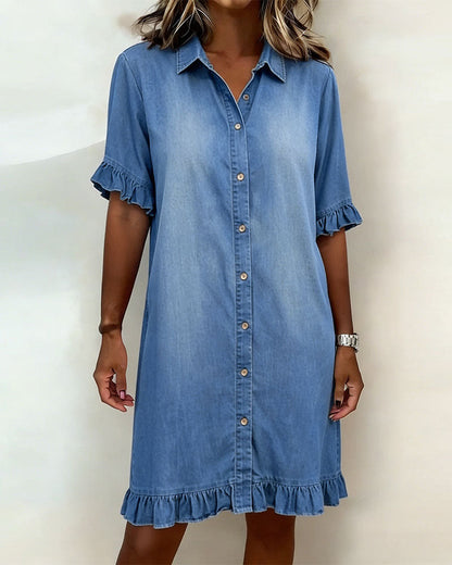 Floriana | Comodo abito in denim