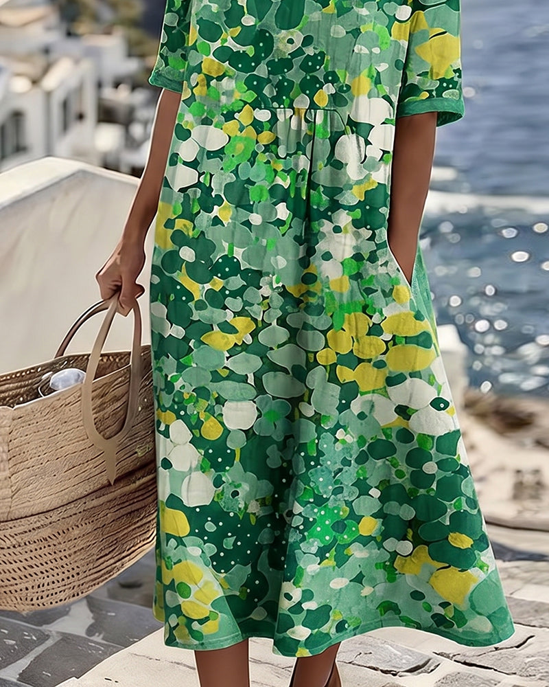 Magda | Elegante abito estivo a fiori