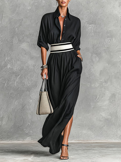 Fiora | Abito Camicia Elegante