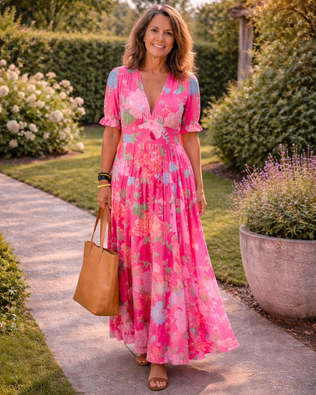 Fiorina | Elegante abito midi a fiori