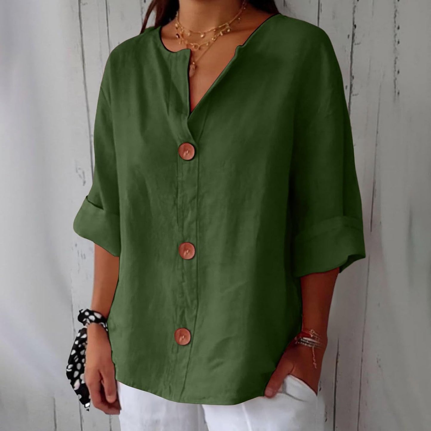 Clara | Blusa in lino casual