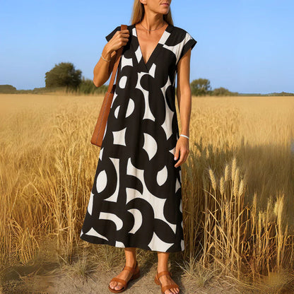 Tatiana™ | Abito Maxi con Dettagli Traforati