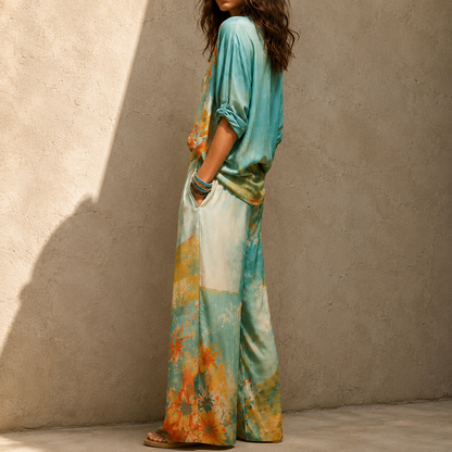 Liana | Completo Elegante Floreale
