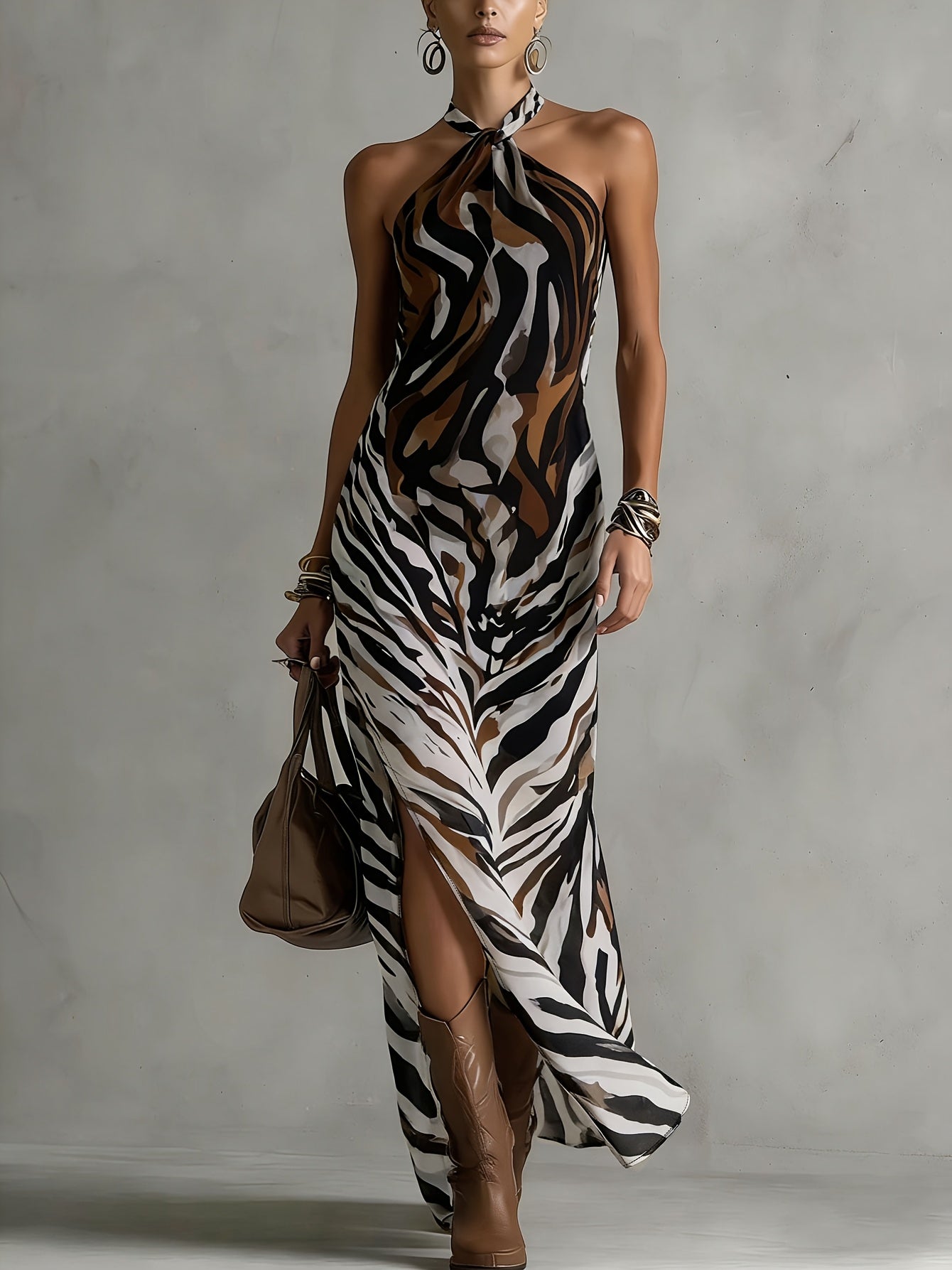 Zara | Abito Halter Animalier