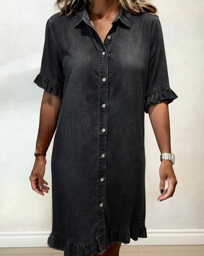 Floriana | Comodo abito in denim