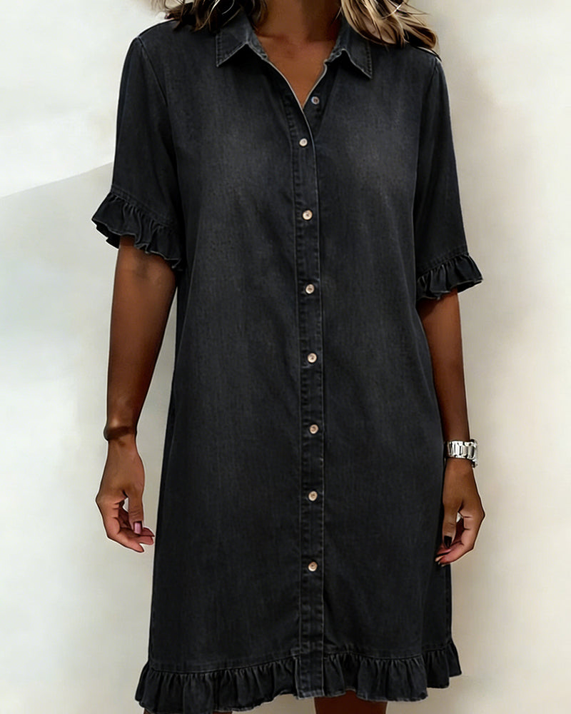 Floriana | Comodo abito in denim