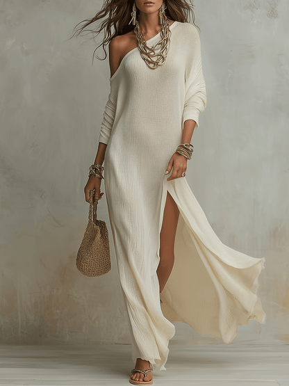 Violanda | Abito Maxi Monospalla Elegante