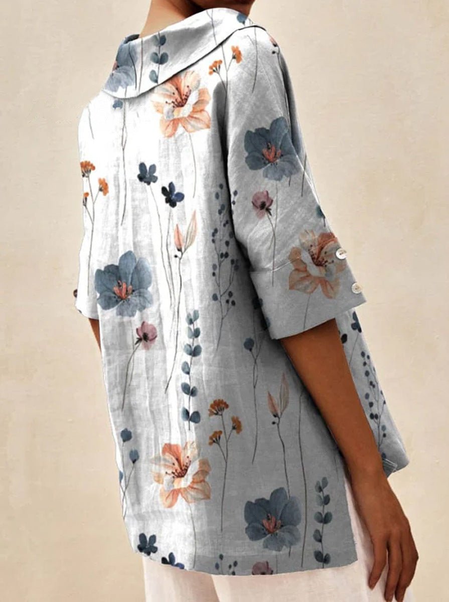 Andrea | Top leggero floreale estivo