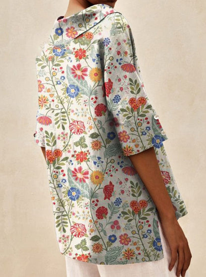 Andrea | Top leggero floreale estivo