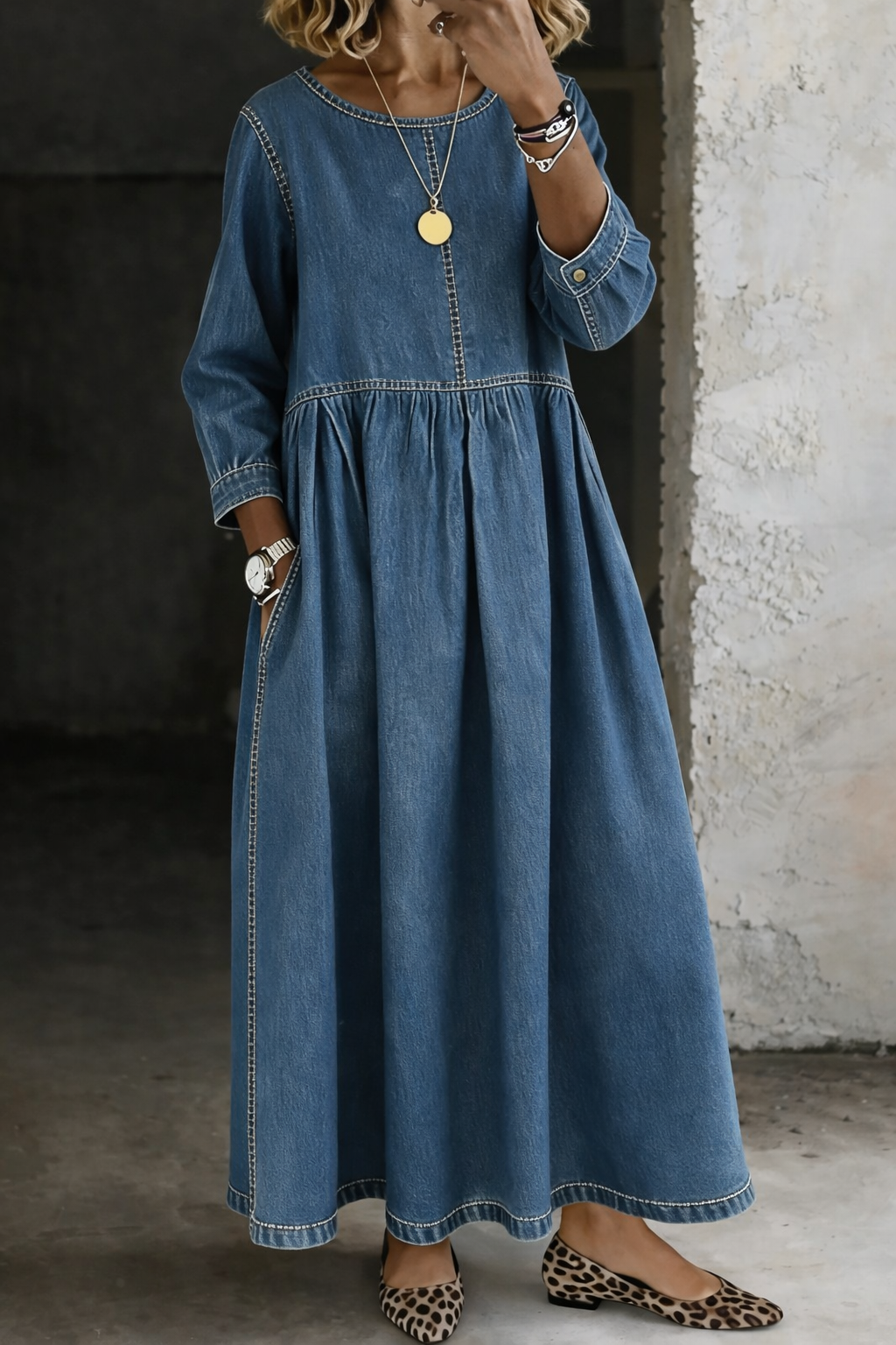 Rosa | Elegante abito in denim