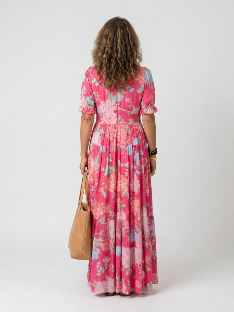 Fiorina | Elegante abito midi a fiori