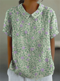 Verde con stampa floreale