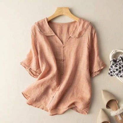 Adèle | Blusa aerea in lino