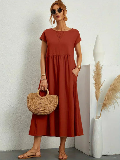 Ursina™ | Abito Midi Fluente
