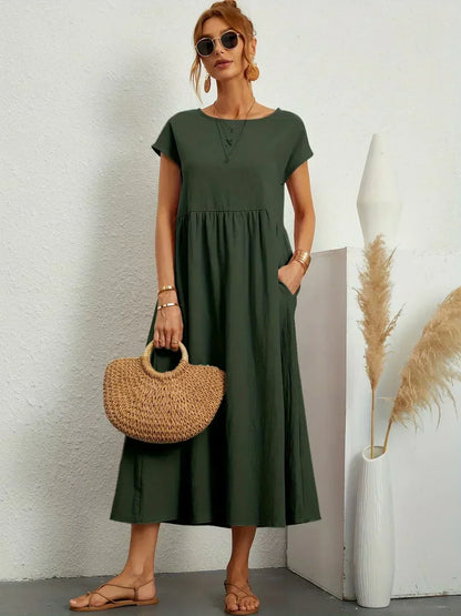 Ursina™ | Abito Midi Fluente