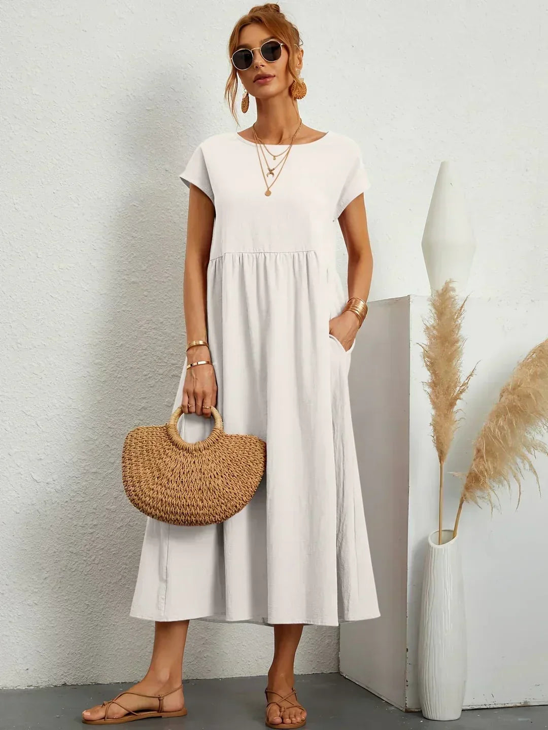 Ursina™ | Abito Midi Fluente