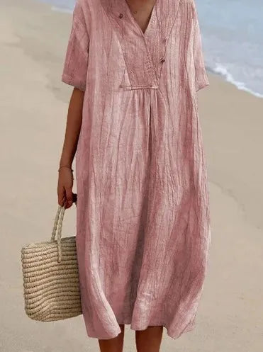 Silvana™ | Abito Maxi Strutturato e Rilassato