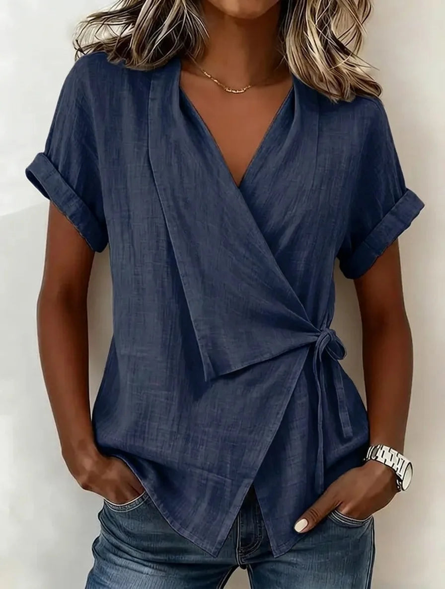 Giulia | Blusa Elegante a Portafoglio