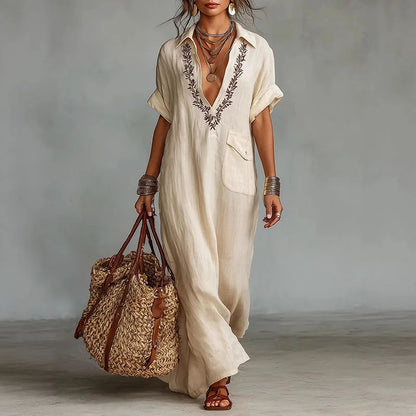 Giulia | Abito Boho Ricamato