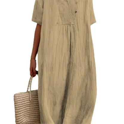 Silvana™ | Abito Maxi Strutturato e Rilassato
