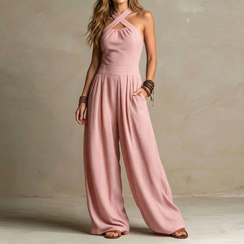 Lavinia | Tuta Elegante con Halter