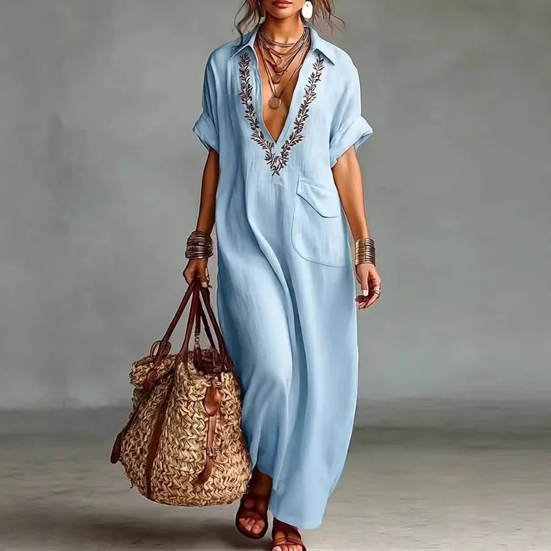 Giulia | Abito Boho Ricamato