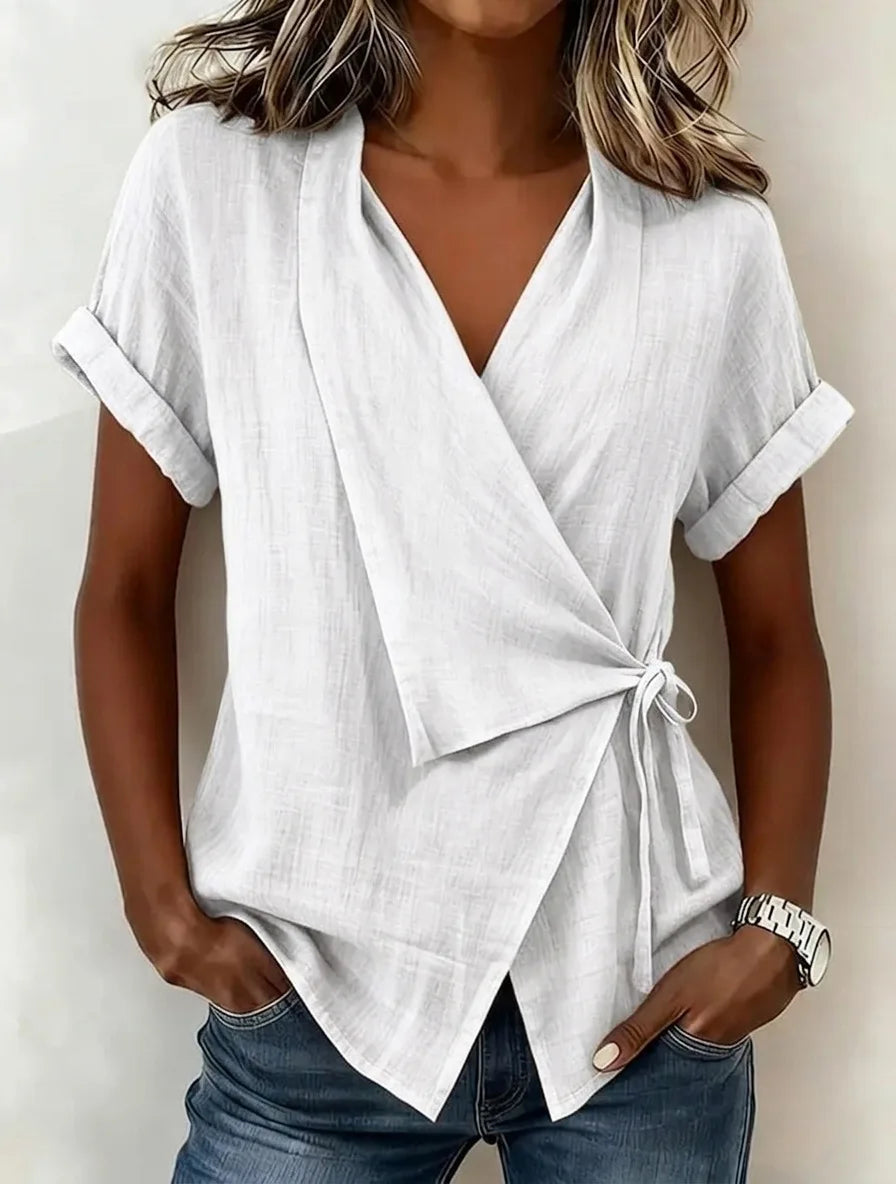 Giulia | Blusa Elegante a Portafoglio