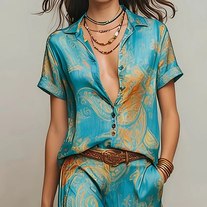 Velia | Completo Elegante con Stampa
