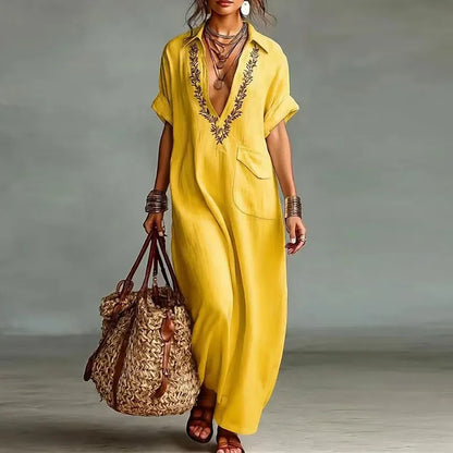 Giulia | Abito Boho Ricamato