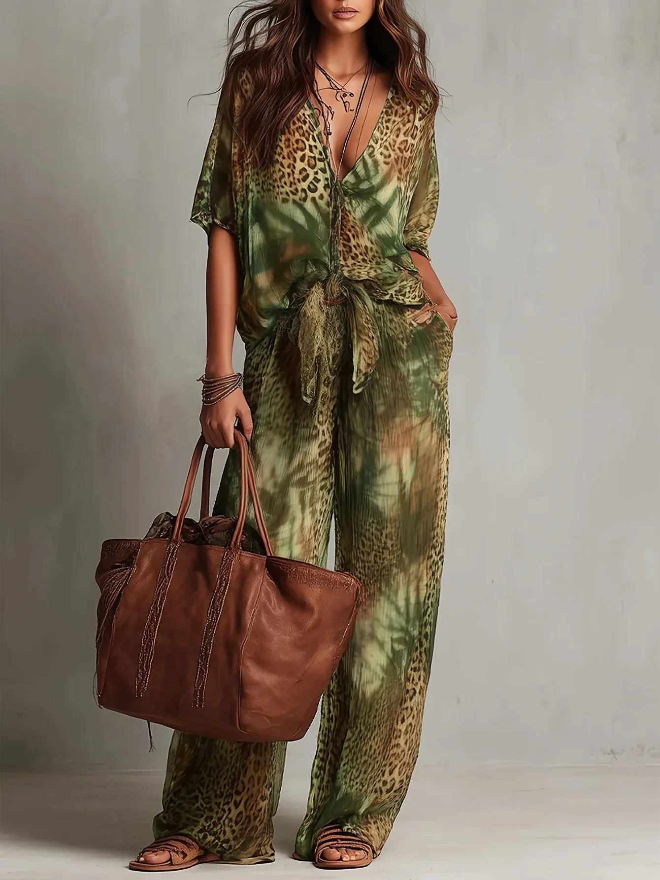 Bellina | Completo Elegante Animalier
