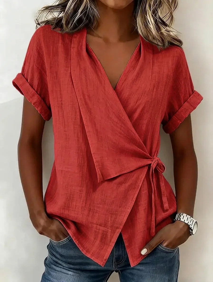 Giulia | Blusa Elegante a Portafoglio