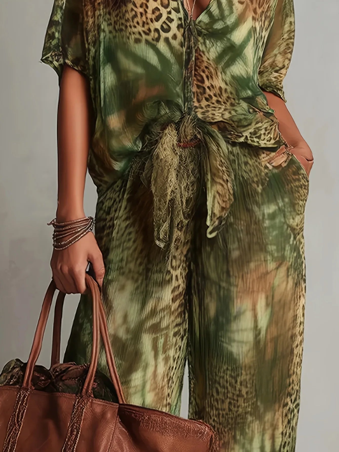 Bellina | Completo Elegante Animalier