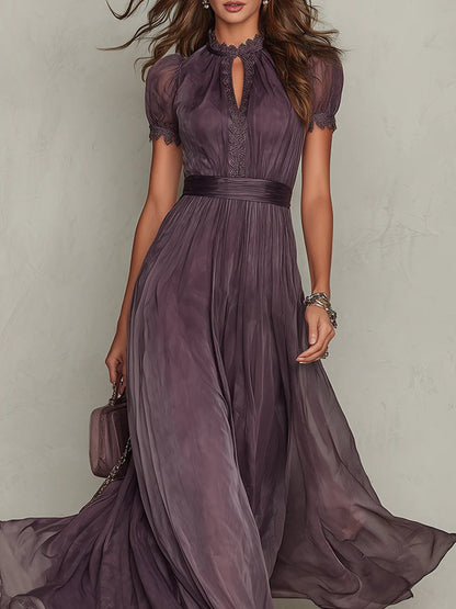 Sonia | Abito lungo elegante in chiffon vintage