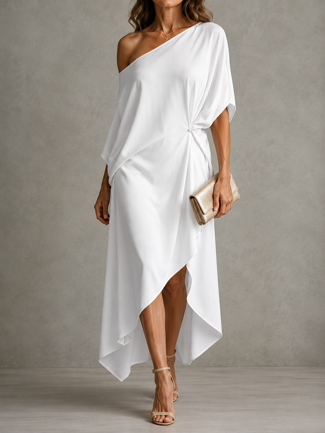 Alda | Abito asimmetrico elegante